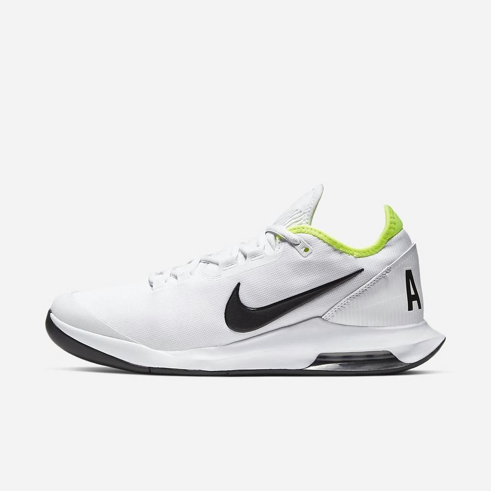 Chaussure De Tennis Nike NikeCourt Air Max Wildcard Blanche 1247-036 White/Volt/Black Homme | HXL-04759011